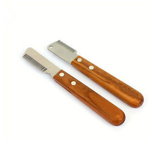 Toilettage pour animaux De compagnie Professionnel En Acier Inoxydable Bandes Couteau Offre Spéciale Toilettage Rayures Couteau - Product Image 6