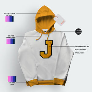 Pantalon de survêtement d'hiver grande taille de haute qualité du fabricant OEM sweats à capuche surdimensionnés brodés avec logo personnalisé pour femmes - Product Image 5