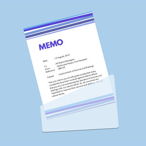 Pochettes autocollantes transparentes en PVC durable pour ranger les petits objets (pour gauchers) - Product Image 1