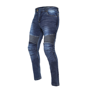 Jeans de moto pour hommes de catégorie AA Protection personnalisée de l'équipe de course Vêtements de sport respirants de grande taille approuvés CE Conception nervurée Ventilation - Product Image 6