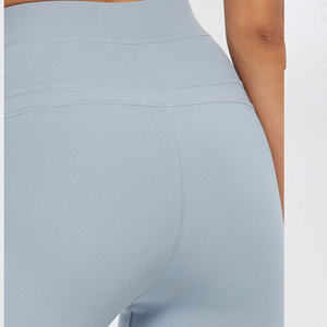 Custom 2022 Premium Sexy Leggings Yoga Sport Women Leggings Fitness Yoga Pants Solid <b>High</b> Waist Elastic Gym Leggings for women - Product Image 4