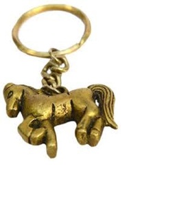 Porte-clés en laiton antique, 1 pièce, pour vélo de voiture, moto et maison, porte-clés de fabrication indienne - Product Image 1