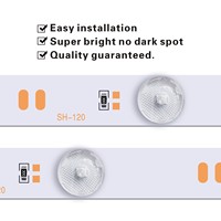Bande de Lumière LED Rigide de Qualité Supérieure 12V SMD 2838 12 LED/m pour Caisson Lumineux Mince