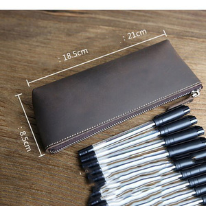 Lápices de cuero Mad Horse, bolsillos, juegos de bolígrafos para jóvenes de gran capacidad, el primer vintage de la primera ATO-0130 - Product Image 3