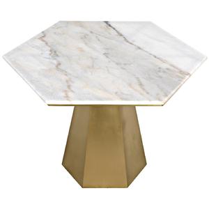 Mesa de centro redonda de mármol con soporte de metal para el hogar, hotel o restaurante, elegante juego de sala de estar para decoración de apartamentos - Product Image 2
