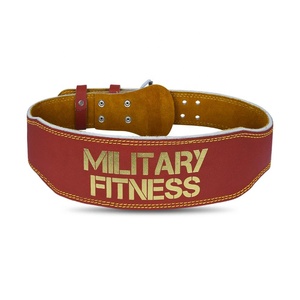 Classic <b>Back</b> <b>Support</b> Leather Weightlifting Belts - Product Image 2