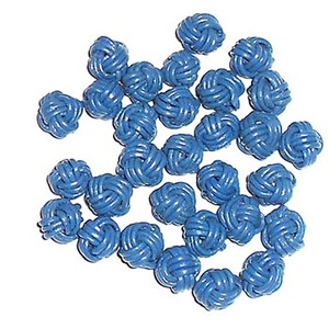 Cordon en cuir véritable fait main avec perles rondes 10mm 15mm 20mm 30mm 40mm tailles pour la fabrication de bijoux et l'artisanat - Product Image 1