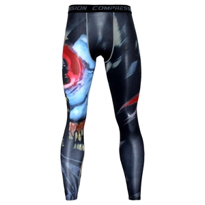 Collants unisexes, pantalon personnalisable, pour hommes et femmes, en Polyester et Spandex, avec impression par Sublimation, pour exercices de Yoga et de course, pour hommes et femmes - Product Image 1