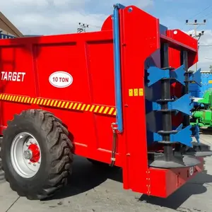 高品质10吨肥料撒播机和运输拖车