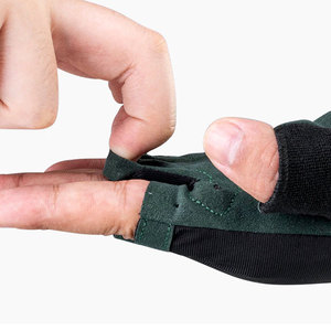 Paire de gants de cyclisme antidérapants, avec enfilement de la moitié des doigts, pour les Sports de plein air, Logo personnalisé, fabriqué au Pakistan - Product Image 4
