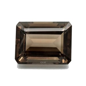Quartz fumé naturel coupe octogone 9X11mm prix d'usine de gros pierres précieuses en vrac à facettes de haute qualité | Quartz fumé naturel - Product Image 1