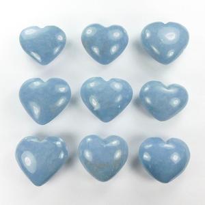 Cœur bouffant en cristal d'angite naturelle, vente en gros, pierre précieuse bouffante, qualité supérieure - Product Image 3