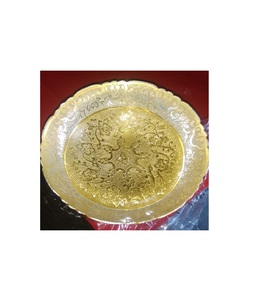 ชามทองเหลืองเทียมโบราณทำด้วยมือเทคนิคการหล่อโลหะชุบเงินที่น่าสนใจ - Product Image 1