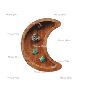 Plat de service en bois au design fabuleux, taille personnalisée, forme de cœur, plat de service pour aliments, pour fournisseur en gros - Product Image 3