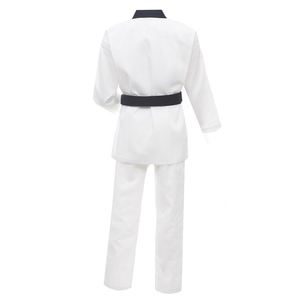 WTF Dobok Taekwondo uniforme Dobok Kukkiwon Corea Taekwondo Dobok con tela especial de algodón negro - Product Image 2