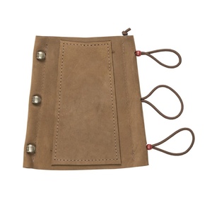 Protège-bras en cuir véritable de qualité supérieure 2026 pour le tir à l'arc avec bande réglable pour accessoires de chasse et de tir - Product Image 1