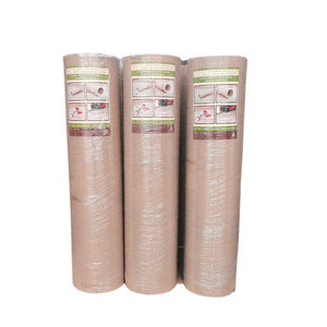 <b>Brown</b> Floor Protection <b>Paper</b> <b>Roll</b> for Painting Spill Over Spray During Construction and Repair Work - Product Image 1