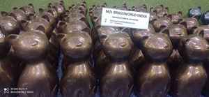 BRUN PET CHAT CRÉMATION URNE FOURNITURES FUNÉRAIRES - Product Image 3