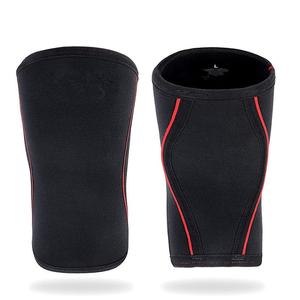 Faible QUANTITÉ MINIMALE DE COMMANDE Personnalisé Logo Genou Manches Soutien et Compression 5mm 7mm Néoprène Manches Brace pour Haltérophilie Croix fit et Squats - Product Image 2