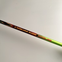 Raquette de badminton professionnelle LIBOTAI Master Series TI WIRE 10 2024, entièrement en carbone graphite titane, ultra légère, haute tension, avec grip en PU.