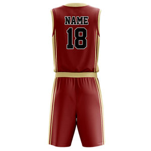 Wholesale New Design Sublimation Basket Ball Uniform / Basket Ball Sleeves less Jersey / Custom Basket Ball Uniform - Product Image 6