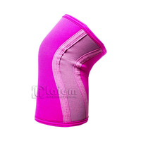 Genouillères de compression en néoprène flexibles de 7mm pour musculation Fitness haltérophilie exercice sport coude genouillères