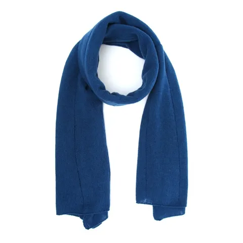 High quality made in Italy very soft and light plain luxury knitted cashmere shawl scarf for men women