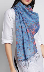 ผ้าพันคอผ้าลินินสำหรับผู้หญิงผ้าพันคอฮิญาบสีพื้นสวยสำหรับฤดูร้อนทำจากผ้าลินิน100% - Product Image 4