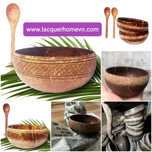 Cheap Wholesale Seashell Coconut Bowls Made in Vietnam - Product Image 3