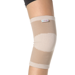 Soporte de Rodilla Elástico Beige Allbest con Protección Avanzada para Adultos, con Tecnología de Cerámica FIR, Material de Goma y Nailon - Product Image 3