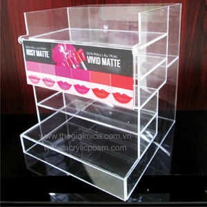 Bandeja de exhibición de cosméticos, diseño colorido, cara, labios, ojos y uñas - Product Image 2