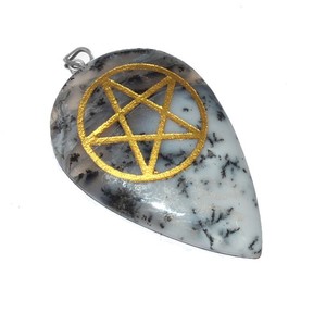 Pendentifs en pierres précieuses, ras de cou Reiki, divers coloris, vente en gros - Product Image 1