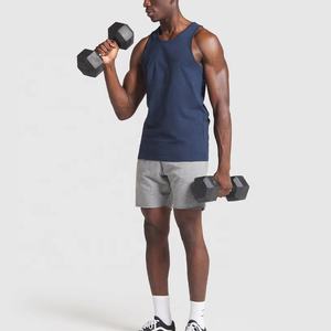 Vente en gros de vêtements de gymnastique pour hommes, gilet de sport, d'entraînement, de musculation, débardeur d'été blanc - Product Image 4