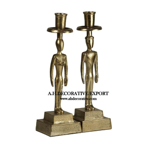 เชิงเทียนอลูมิเนียมทรงกิ่งทีไลท์พร้อมแก้วควัน5ใบอุปกรณ์บนโต๊ะอาหารงานประดิษฐ์ทำด้วยมือรูปตัวที - Product Image 5