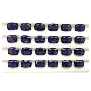 6X8mm Cojín Corte Natural IOLITE Venta al por mayor Precio de fábrica Piedra preciosa suelta facetada de alta calidad por quilate NATURAL IOLITE - Product Image 3