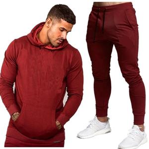 Ropa Deportiva Atlética para Hombre, Corte Regular, 100% Algodón, Personalizable, Conjuntos Deportivos, Pantalones Deportivos, Sudaderas con Capucha, Pantalones para Correr, Transpirables - Product Image 3