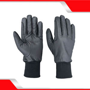 Guantes de Invierno de Cuero Anilinado de Vaca con Protección para los Dedos, Diseño Impermeable y Antideslizante para Ciclismo Unisex - Product Image 4