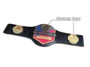 Venta caliente cinturones de campeonato MMA personalizables cinturones de lucha de diamantes de imitación de la mejor calidad con logotipos y diseños almohadillas de sillín - Product Image 4