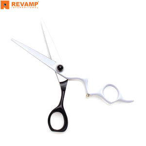 Ciseaux de barbier professionnels de haute qualité, marque privée, en acier inoxydable, ciseaux de coupe et d'éclaircissage de cheveux, ciseaux de beauté - Product Image 5