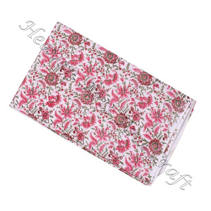 Tissu en coton imprimé en blocs Design floral Coton indien pour la couture Usage domestique Sacs techniques tricotés Literie Techniques non tissées - Product Image 3