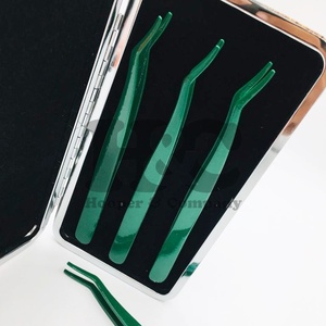 Premium Quality <b>Applicator</b> Tweezer mink <b>Eyelash</b> <b>Applicator</b> Tweezers Black <b>Eyelash</b> Sustainable logo <b>Eyelash</b> Extension Tweezers - Product Image 5