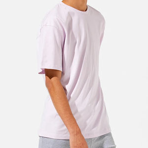 Camisetas de diseño personalizado de punto con cuello redondo 100% algodón manga corta casual en blanco OEM con logotipo liso estampado por encargo - Product Image 4