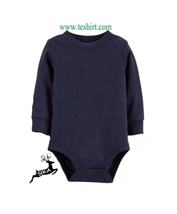 soft stylish baby winter romper set Cotton Printed Baby Kids clothes Fashionable baby clothes romper plain dyed cotton romper - Product Image 2