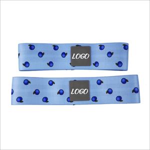 OEM logotipo personalizado mujeres entrenamiento tela elástica cadera círculo haga su propio personalizado impreso bandas de resistencia bolsas de energía - Product Image 2