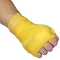 Bandages de boxe et de MMA avec bande élastique personnalisée 100% coton Logo et couleur personnalisés