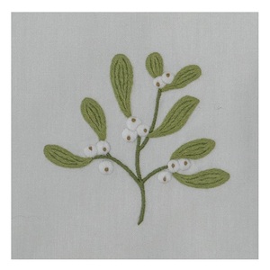 Thunqn — serviette d'invité brodée 100% coton, broderie à la main - Product Image 2