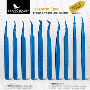 Pince à épiler d'extension de cils en or rose Pointe pointue en acier inoxydable sous votre marque privée Écologique pour les extensions de cils - Product Image 6