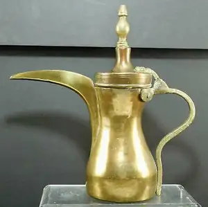 Antique Selling Brass Arabic Coffee And Tea Pot Traditional Arabic Teapot Keeping Drink Hot Cold Hotel Home Restaurant Decor