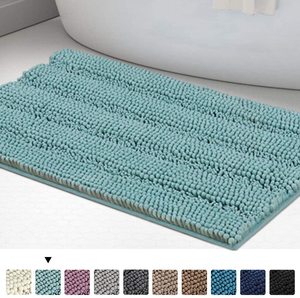 Thick Soft Microfiber Bathroom Chenille Rug <strong>Mat</strong> Washable <strong>Super</strong> <strong>Absorbent</strong> <strong>Floor</strong> Rug Shower <strong>Mat</strong> - Product Image 5
