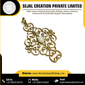 Cuentas colgantes y piezas de plata tribal de Ley 925 con acabado afilado con chapado en plata para regalo - Product Image 4